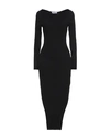Maria Vittoria Paolillo Mvp Woman Maxi Dress Black Size 8 Viscose, Polyester