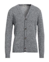 Irish Crone Man Cardigan Grey Size Xl Wool