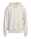 Drôle De Monsieur Man Sweatshirt Beige Size Xl Cotton