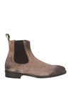 Doucal's Man Ankle Boots Dove Grey Size 9 Soft Leather