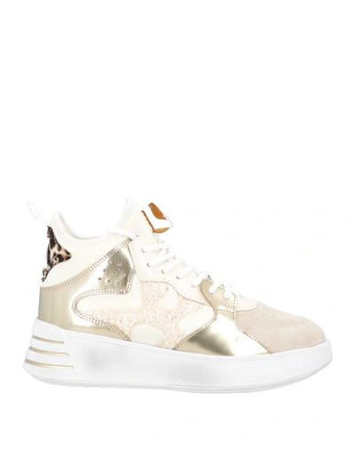 Hogan Woman Sneakers Grey Size 11 Textile Fibers In 0yl7