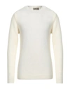 Irish Crone Man Sweater Cream Size 3xl Merino Wool In White