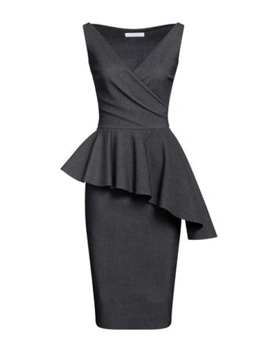 Chiara Boni La Petite Robe Woman Midi Dress Steel Grey Size 8 Polyamide, Elastane