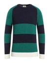 Mqj Man Sweater Midnight Blue Size 40 Acrylic, Polyamide, Polyester, Wool