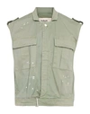 Haikure Woman Jacket Military Green Size M Cotton, Elastane In Green