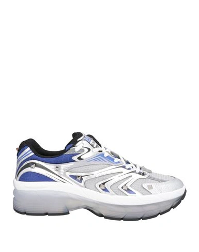 VALENTINO GARAVANI VALENTINO GARAVANI MAN SNEAKERS GREY SIZE 9 SOFT LEATHER, TEXTILE FIBERS
