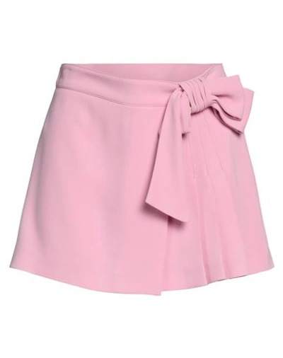 Red Valentino Woman Mini Skirt Pink Size 00 Acetate, Viscose, Elastane