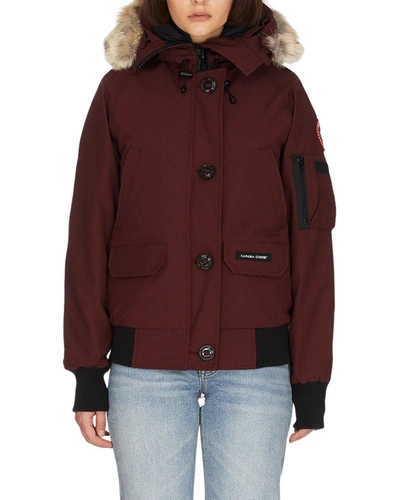 Canada Goose Chilliwack Bomber Rain Coat In Red | ModeSens