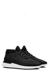 Wolf & Shepherd Crossover™ Mid Wtz Water Resistant Sneaker In Black / White