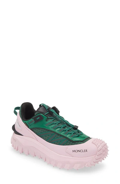 Moncler Trailgrip Lace-up Sneakers In Green