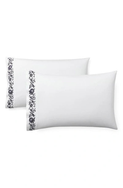 Polo Ralph Lauren Organic Cotton Eloise Embroidery Sheet In Polo Navy