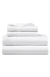 Ralph Lauren Eloise Organic Cotton 624 Thread Count Embroidered Sheet In Studio White