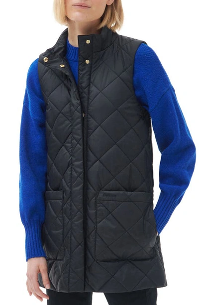 Barbour Cosmia Quilted Liner Vest In Black