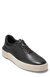 Cole Haan Grandpro Crew Wingtip Sneaker In Black/ Birch