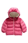 MONCLER KIDS' DAOS CHENILLE HOODED DOWN JACKET