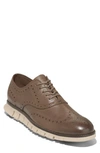 Cole Haan Zerogrand Wingtip Derby In Ch Truffle/ Ch