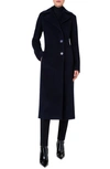 AKRIS PUNTO BELTED WOOL BLEND COAT