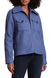 Avec Les Filles Zip-up Utility Jacket In Storm