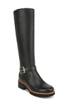 Naturalizer Darry Water Repellent Knee High Boot In Black Leather