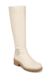 Naturalizer Darry Water Repellent Knee High Boot In White