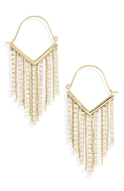 Nordstrom Angled Fringe Drop Earrings In Gold