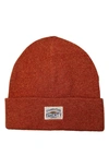 Faherty Core Logo Beanie In Orange