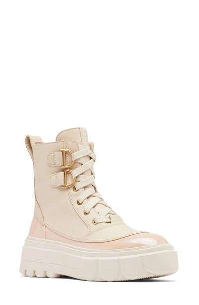 Sorel Caribou X Waterproof Boot In Bleached Ceramic/ Chalk