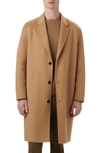 Bugatchi Men's Three-button Three-quarter Length Coat In Camel