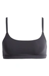 Skims Fits Everybody Scoop Neck Bralette In Graphite