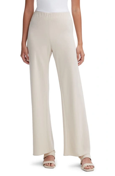 Vince Bias Cut High Waist Trousers In Shell