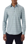 Bugatchi James Ooohcotton® Plaid Button-up Shirt In Jade