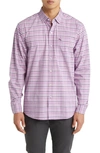Tommy Bahama Sarasota Stretch Regatta Check Button-up Shirt In Iris Orchid