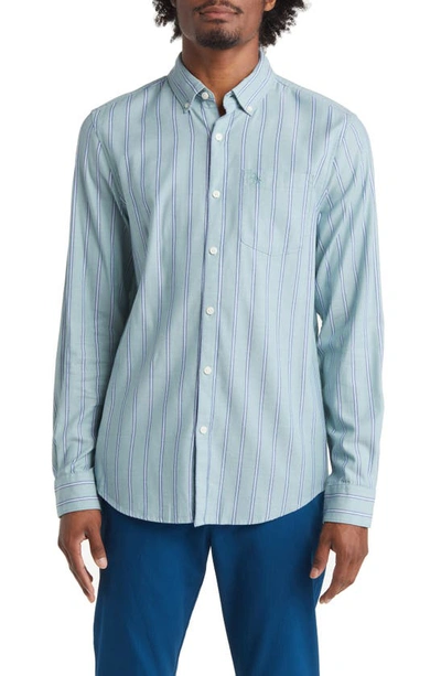 ORIGINAL PENGUIN SLIM FIT STRIPE BUTTON-DOWN SHIRT