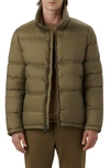 Bugatchi Water Repellent Insulated Puffer Jacket In Khaki