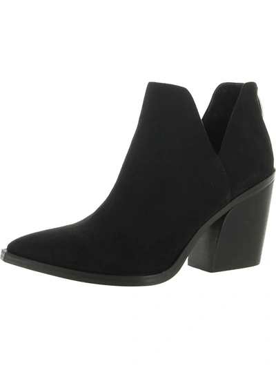 Steve Madden Alyse Womens Heeled Ankle Boots In Black