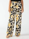 Sanctuary Print Wide Leg Pants In Multi