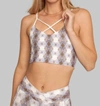 WOLVEN ARGYLE CRISSCROSS 4-WAY TOP IN MULTI