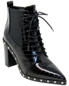 Charles By Charles David Debate Womens Faux Leather Pointed Toe Ankle Boots In Nocolor