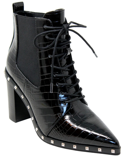 Charles By Charles David Debate Womens Faux Leather Pointed Toe Ankle Boots In Nocolor