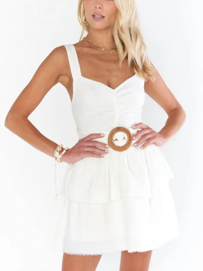 Show Me Your Mumu Kleid Cosmo In White