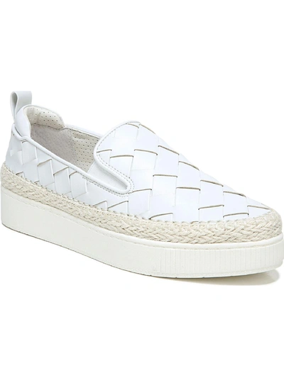 Franco Sarto Homer 3 Womens Woven Espadrille Casual And Fashion Sneakers In White