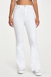 Daze Go-getter Flare Jean In White In White