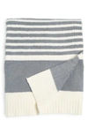 Barefoot Dreams ® Cozychic™ Stripe Throw Blanket In Moonbeam-pearl