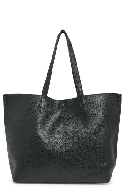 Urban Expressions Handbags Sully Faux Leather Tote In Black