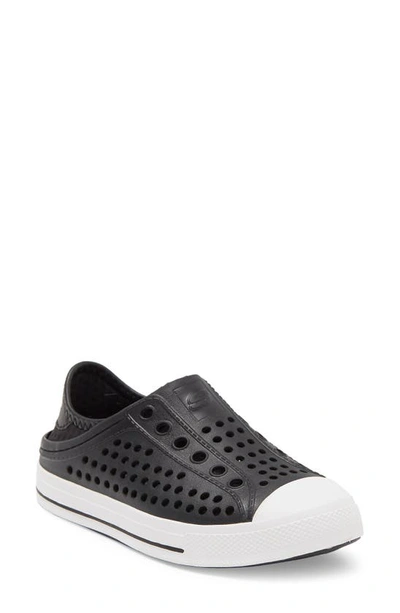 Skechers Kids' Guzman Step Slip-on Sneaker In Black