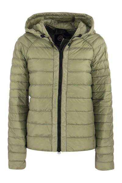 Canada Goose Roxboro - Short Down Jacket With Hood In Green