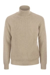 PESERICO PESERICO WOOL AND CASHMERE TURTLENECK SWEATER