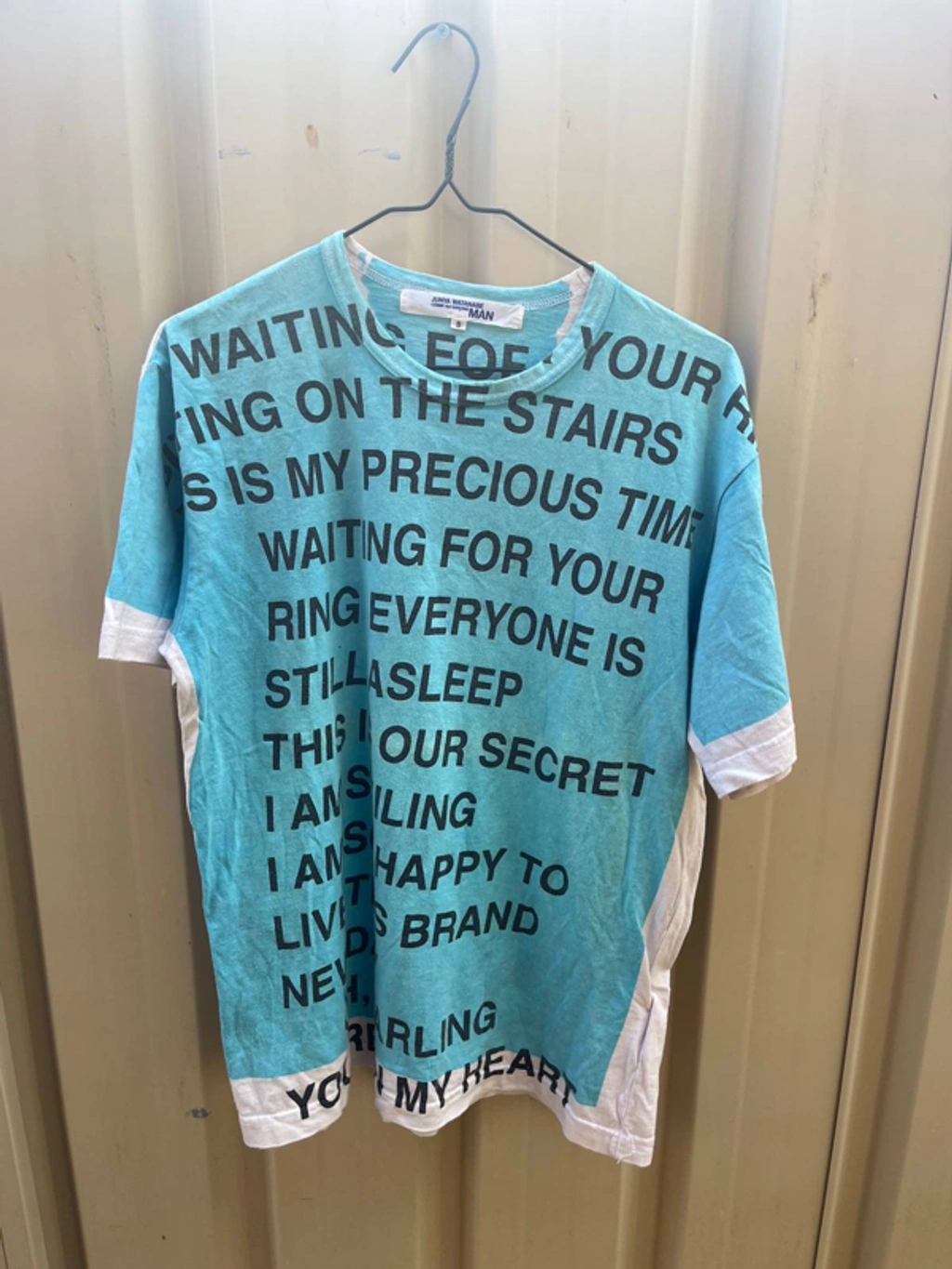 02SS 初期 JUNYA WATANABE MAN シャツ ポエム poem Pre-owned