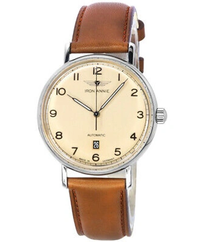 Pre-owned Annie Iron  Amazonas Impressions Ia-59543 Automatic Analog Dress 50m Men's Watch