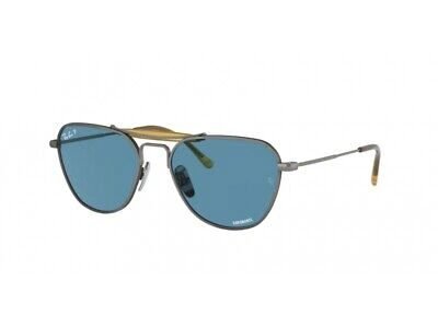 Pre-owned Ray Ban Ray-ban Sunglasses Rb8064 9208s2 Gunmetal Blue Unisex